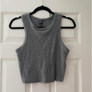 Grey racerback tank